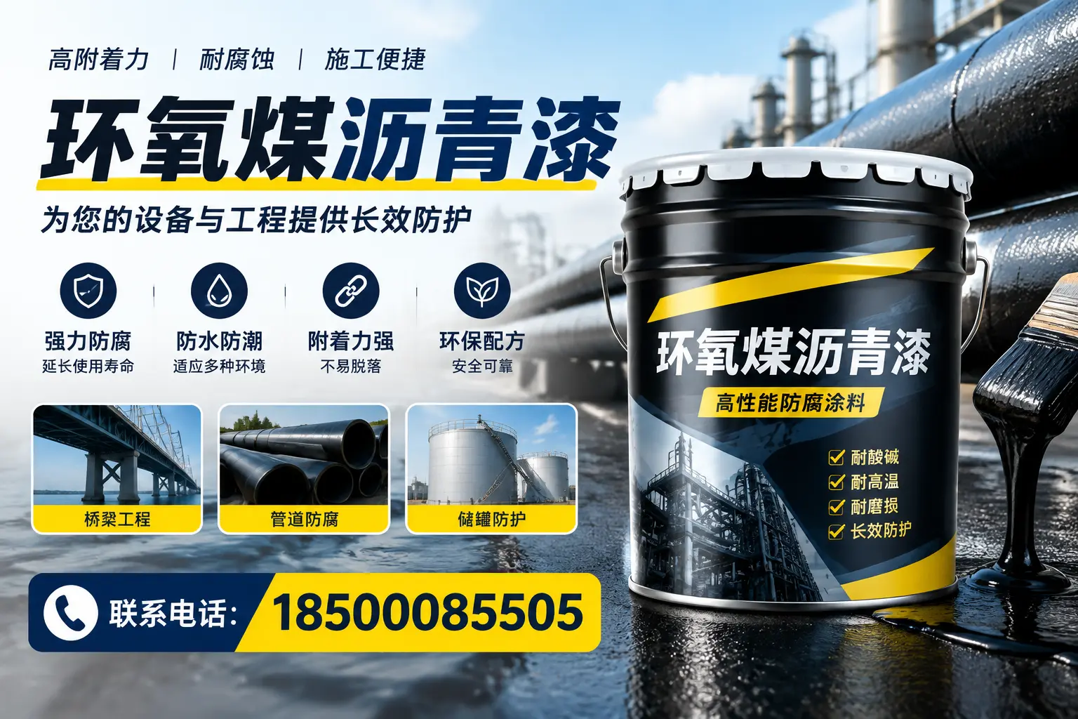 环氧煤沥青漆与其他涂料的对比分析，助力铁岭企业决策